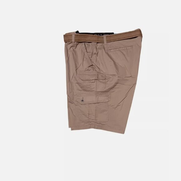 Iron Co. Shorts Men’s size 44 Tan Belted Stretch Twill Cargo Outdoor NEW - Picture 5 of 9